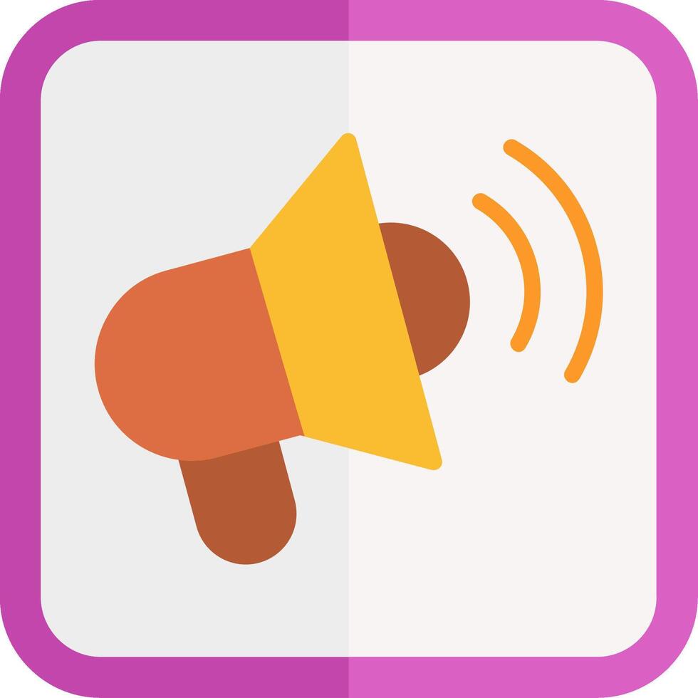 Megaphone Flat Icon vector