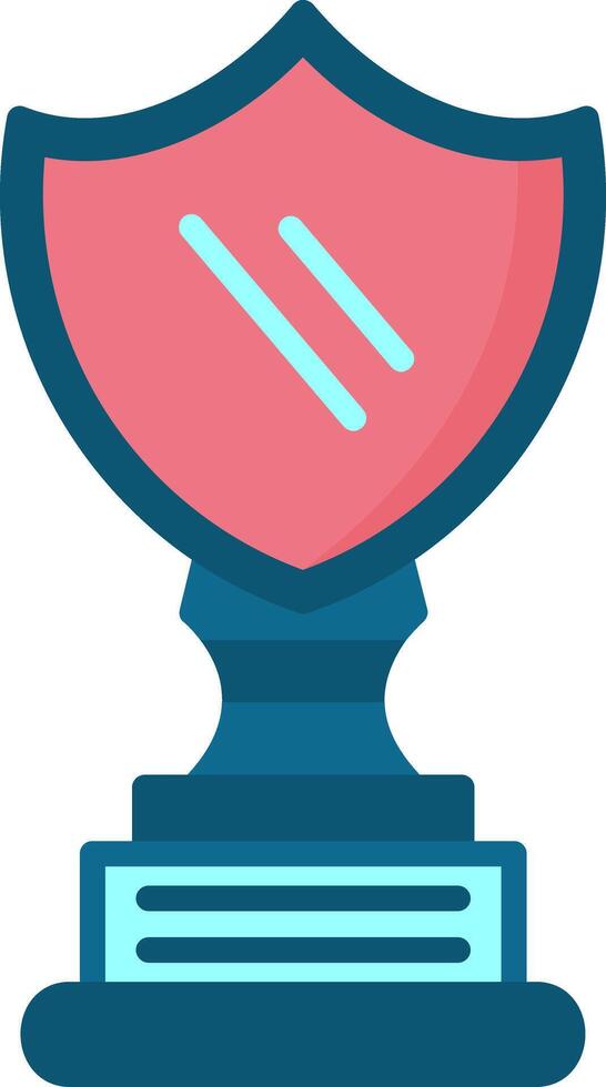 Trophy Cup Flat Icon vector