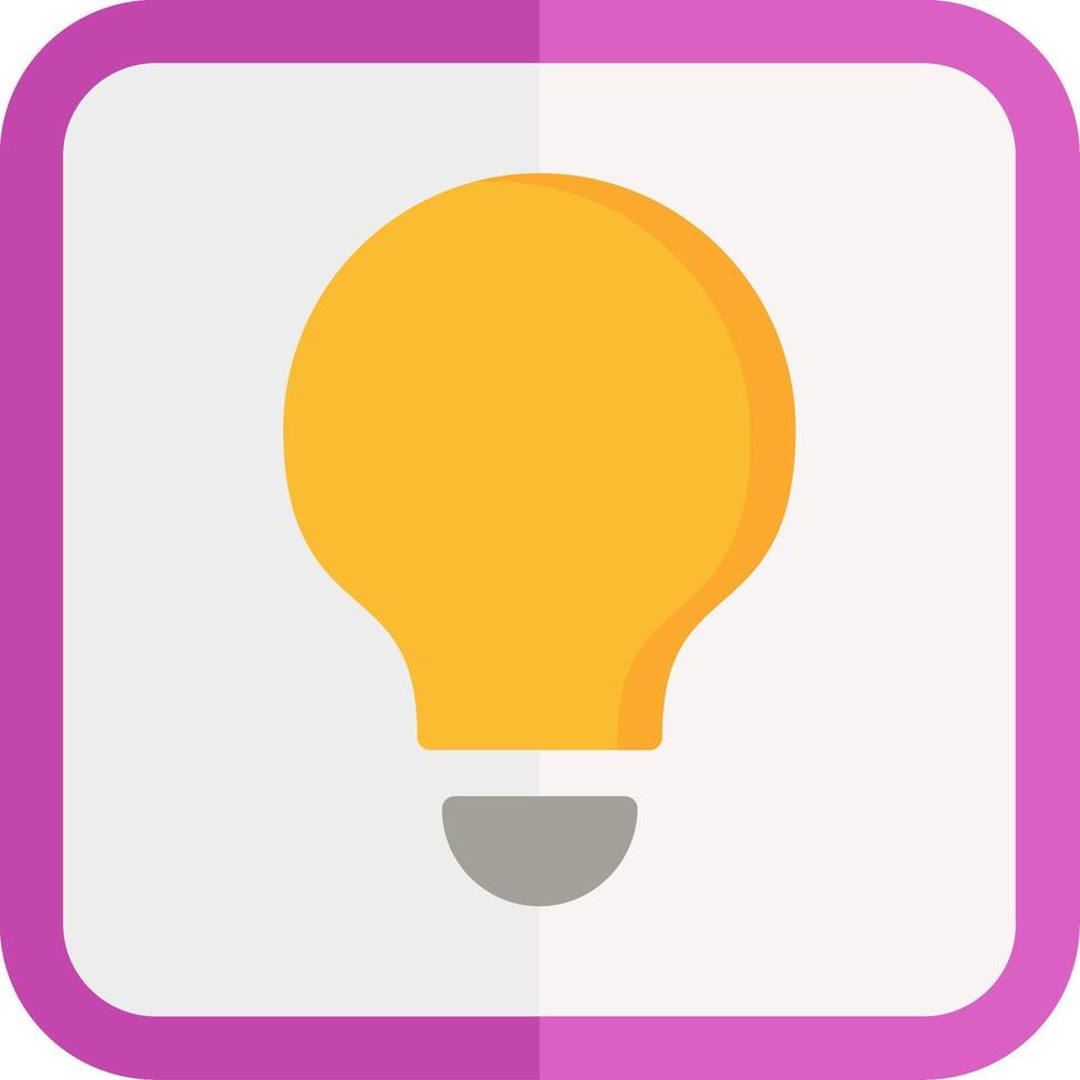 Bulb Flat Icon vector