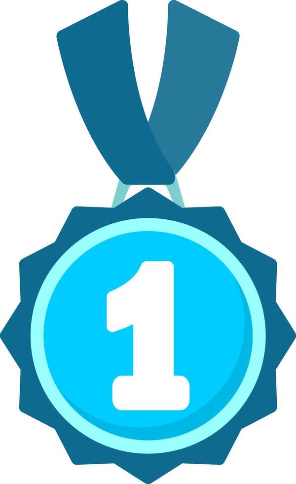 1st Prize Flat Icon vector