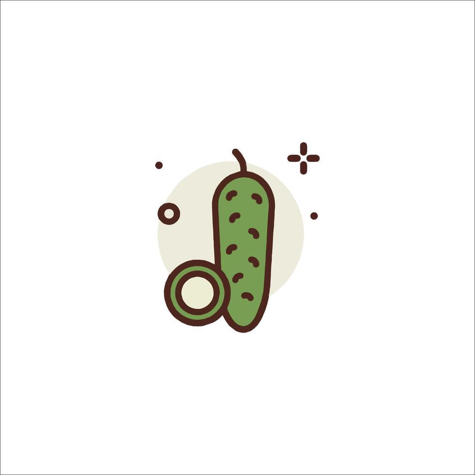 Pickle icon illustration vector