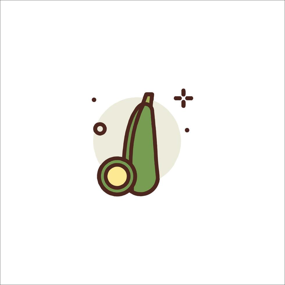 Avocado icon illustration vector