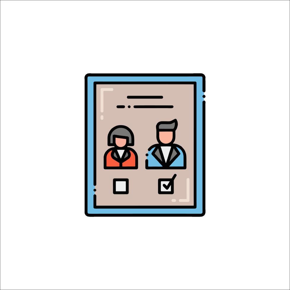 A line drawing of a couple in a line vector