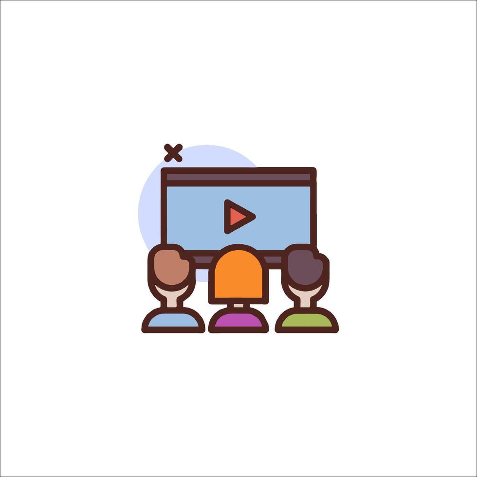 player icon illustration vector