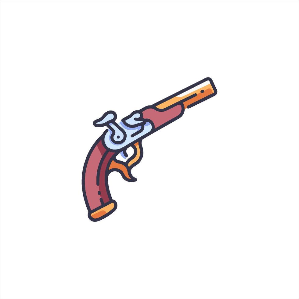 A gun icon on a white background vector