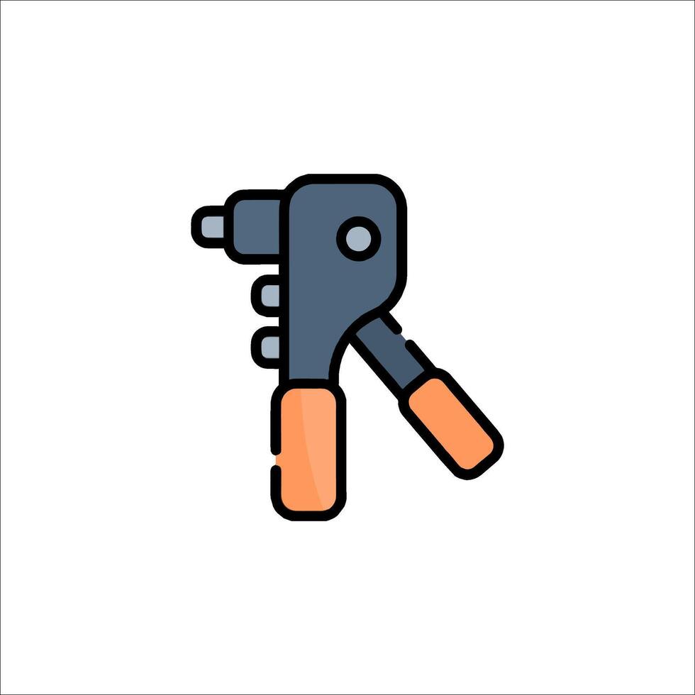 A wrench icon on a white background vector