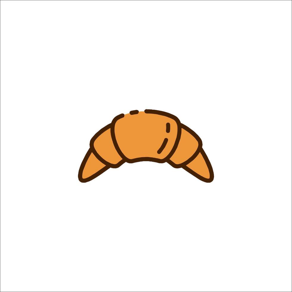 Croissant icon illustration vector