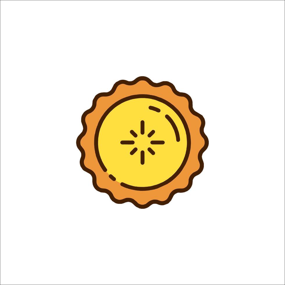 A lemon icon on a white background vector