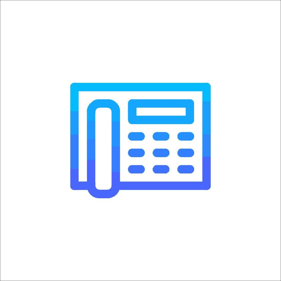 A phone icon on a white background vector