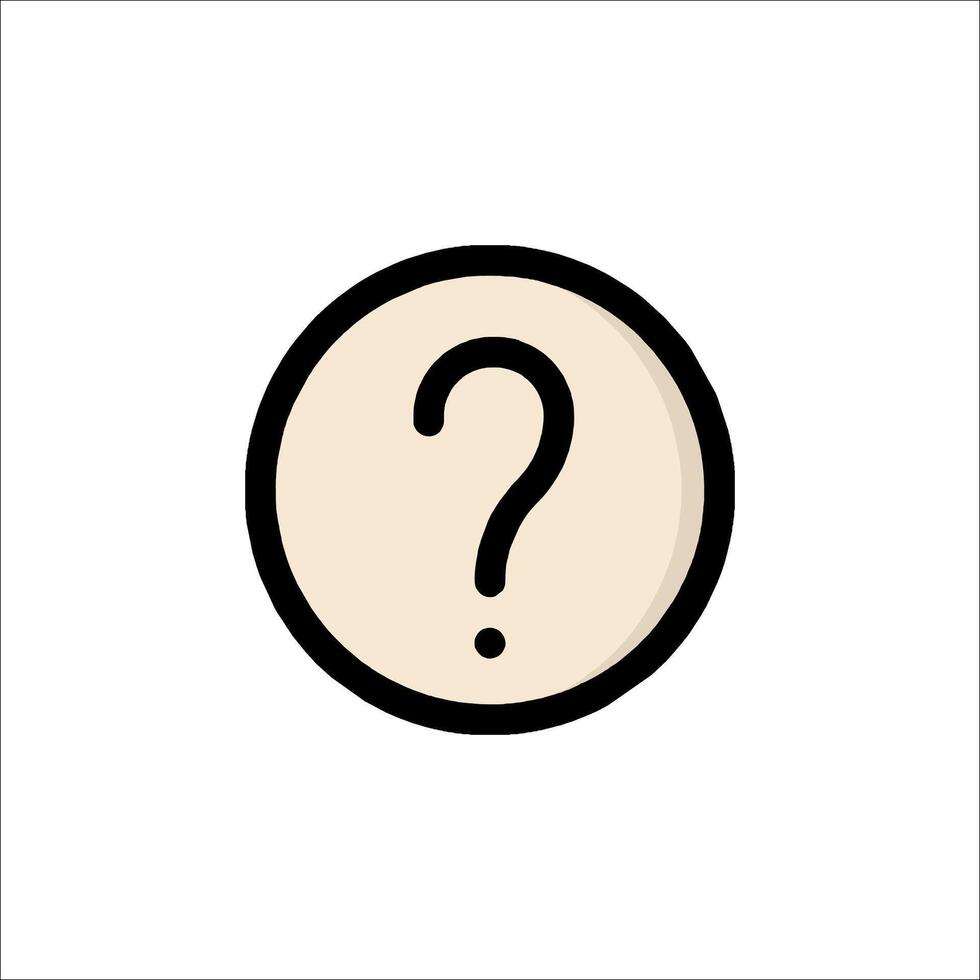 Question mark icon illustration vector