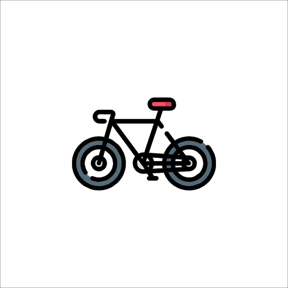 Bicycle icon illustration vector
