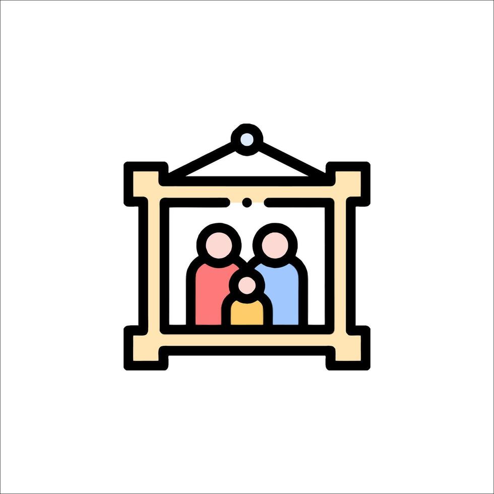Family icon illustration vector