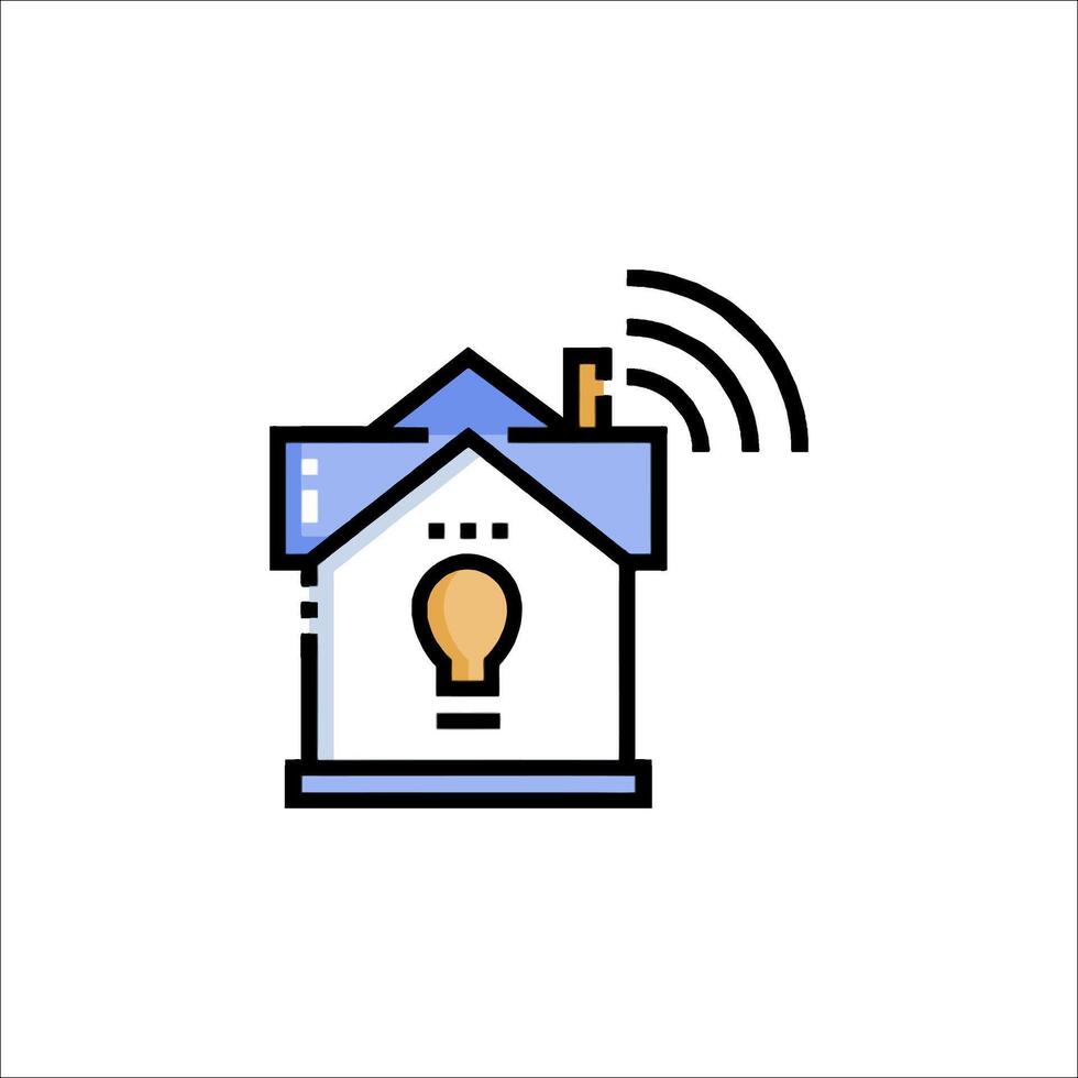 Home automation icon illustration vector