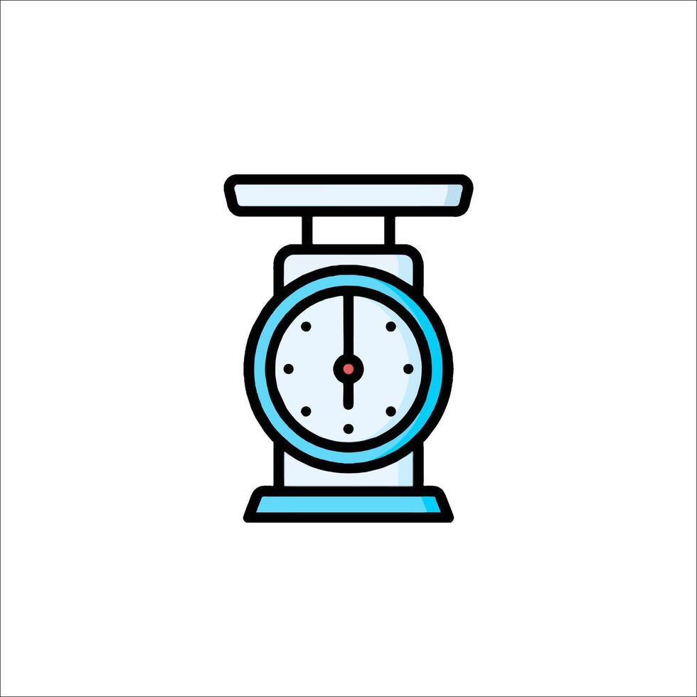 A scale icon on a white background vector