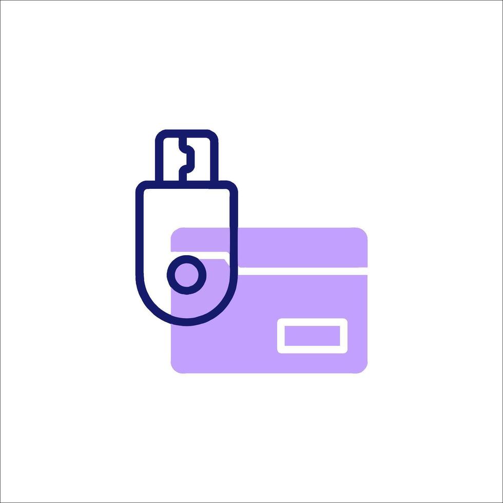Credit card icon illustration vector