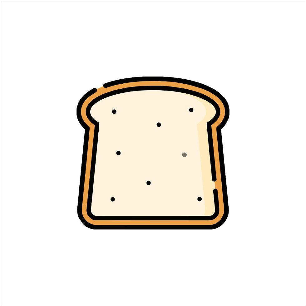 Bread icon illustration vector