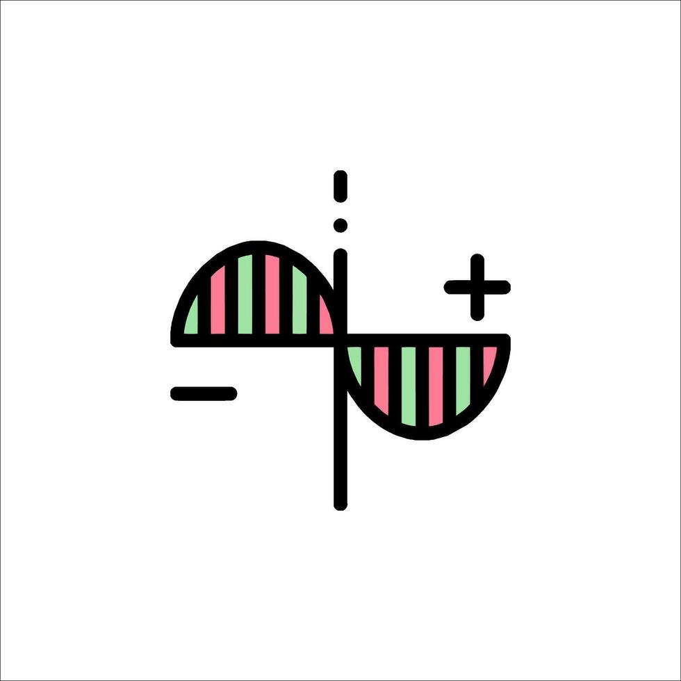 A dna molecule with a plus sign and a dna molecule vector