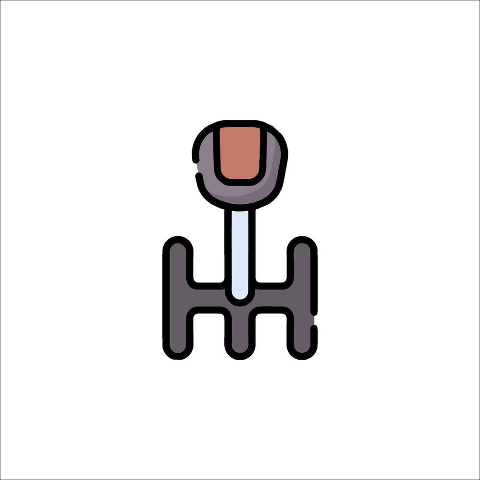 A simple icon of a car with a steering wheel vector