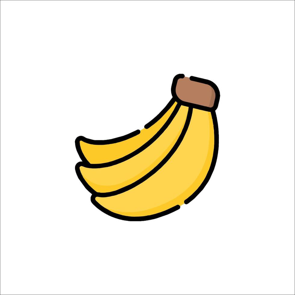 Banana icon illustration vector