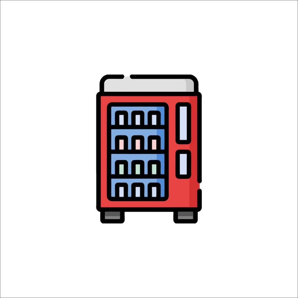 A vending machine icon on a white background vector
