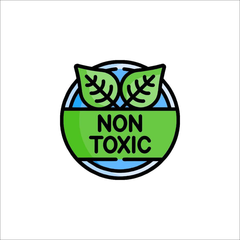Non toxic logo vector