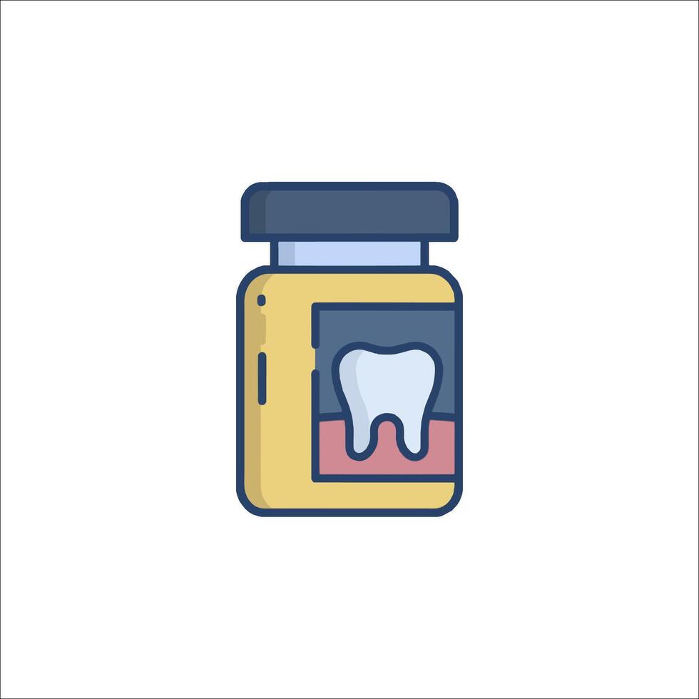 Toothpaste icon illustration vector