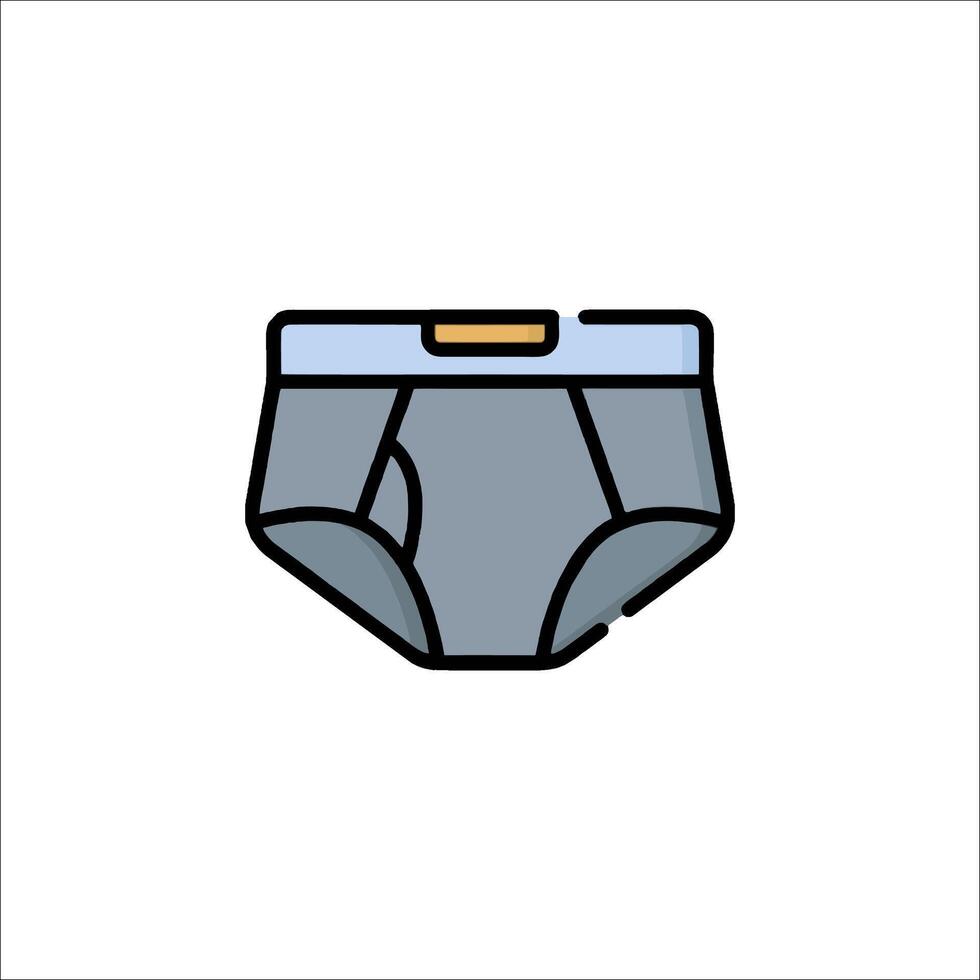 A cartoon underwear on a white background vector