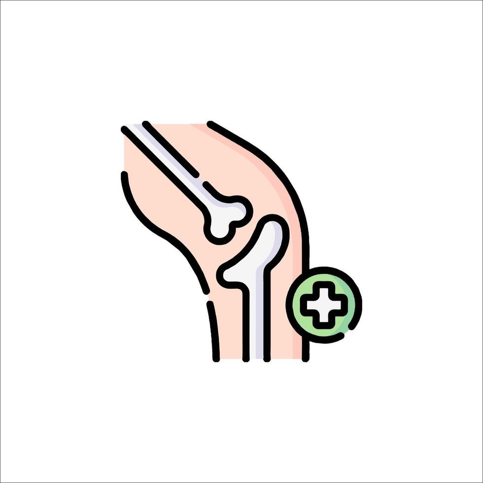 A hand with a bone and a cross on it vector