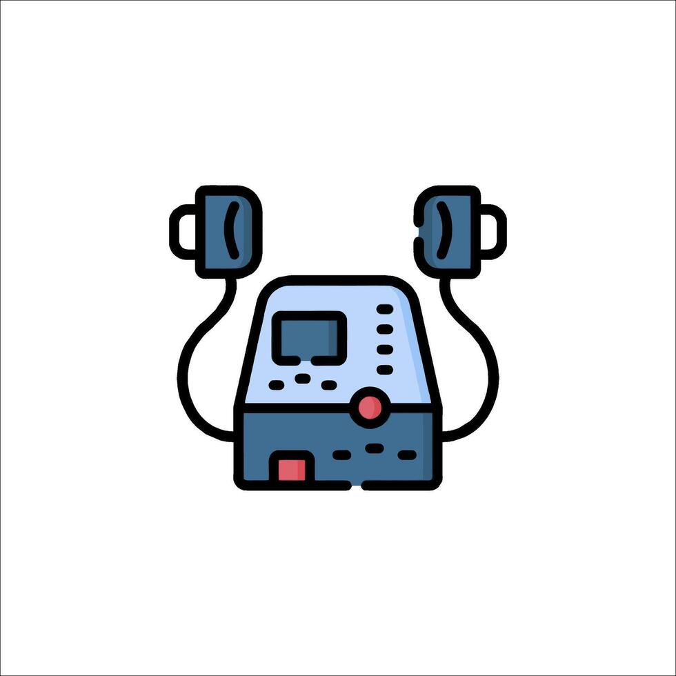 A medical device icon on a white background vector
