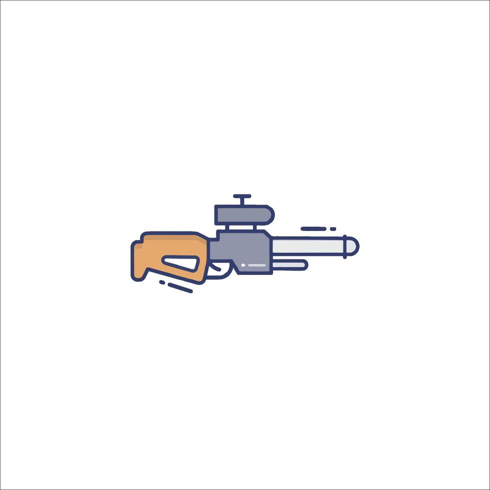 A gun icon on a white background vector