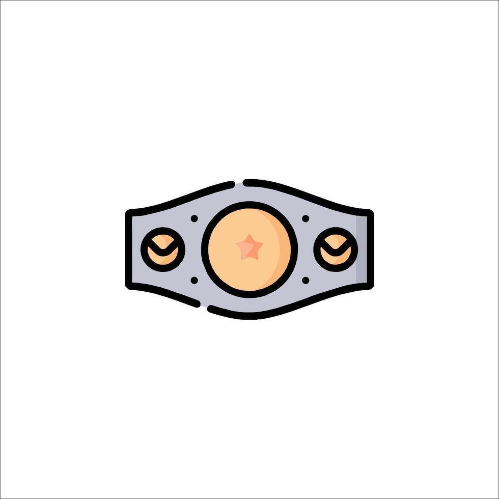 A wrestling belt icon on a white background vector