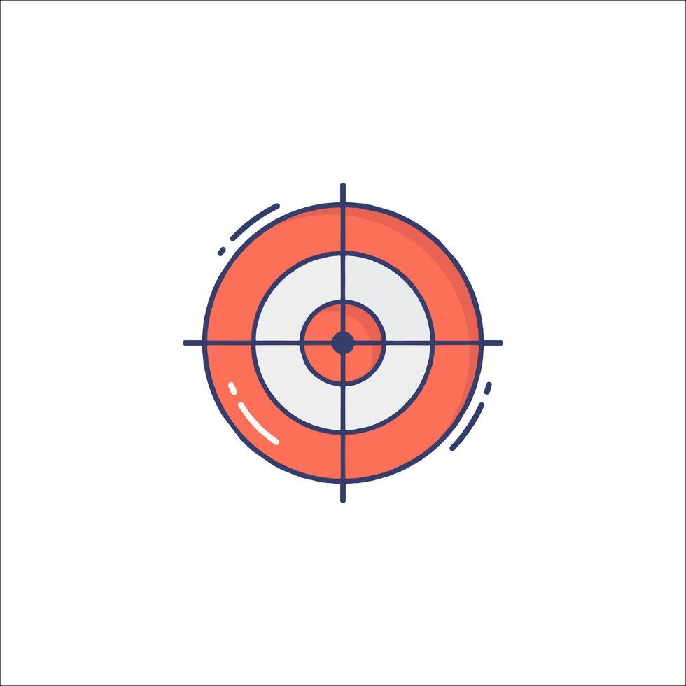 Target icon illustration vector