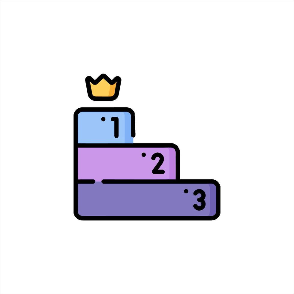 A purple and blue cake with a crown on top vector