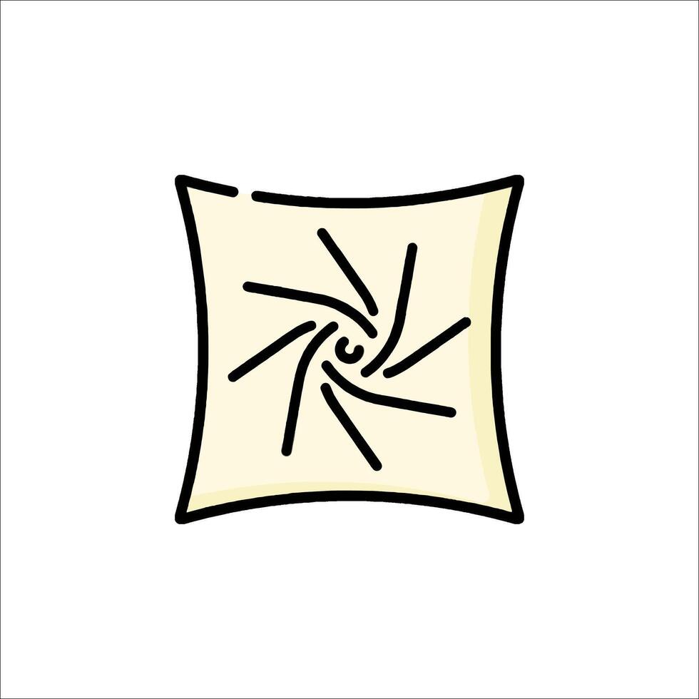 Pillow icon illustration vector