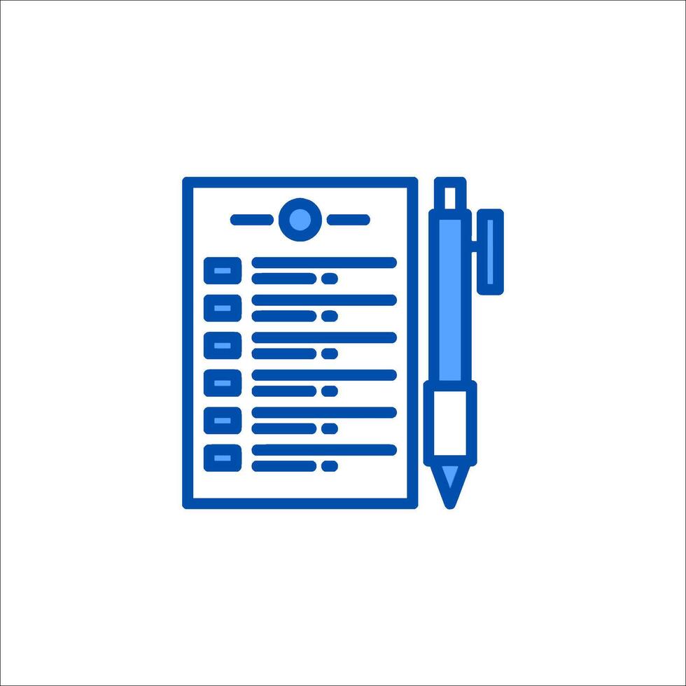 Checklist icon illustration vector