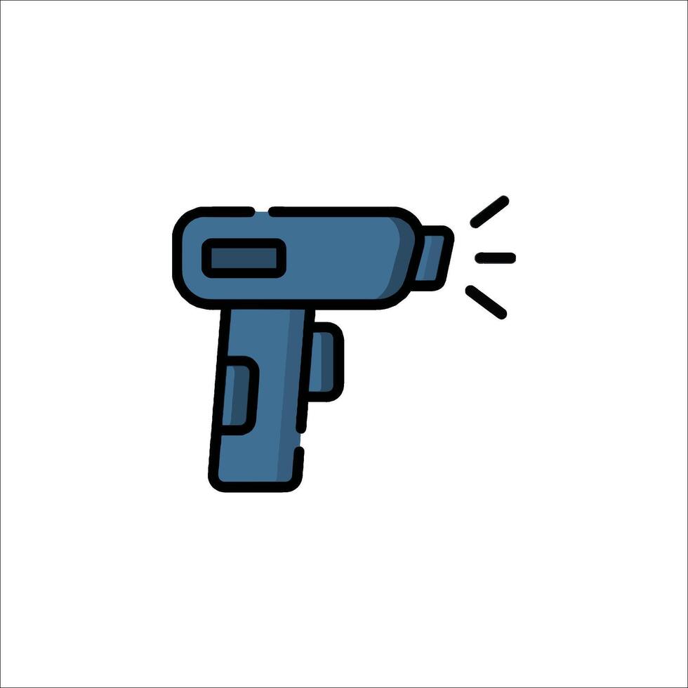 A gun icon on a white background vector