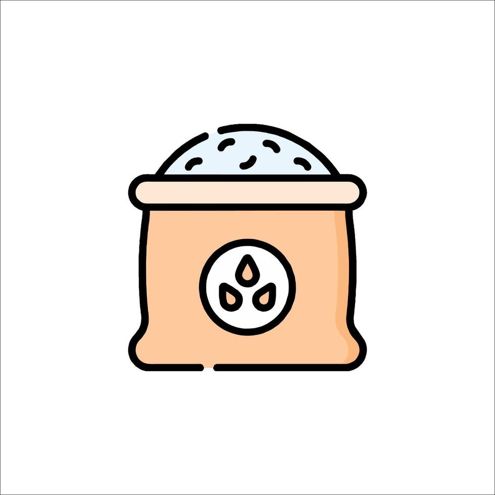 A small container with a plant inside it vector