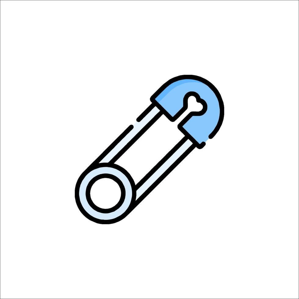 A pin with a key in it vector