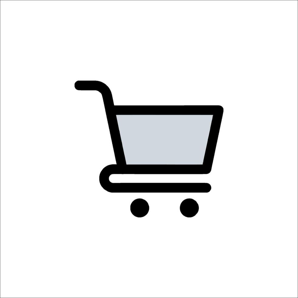 Shopping cart icon illustration vector