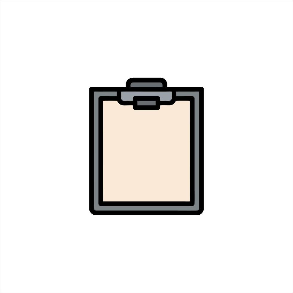 Clipboard icon illustration vector
