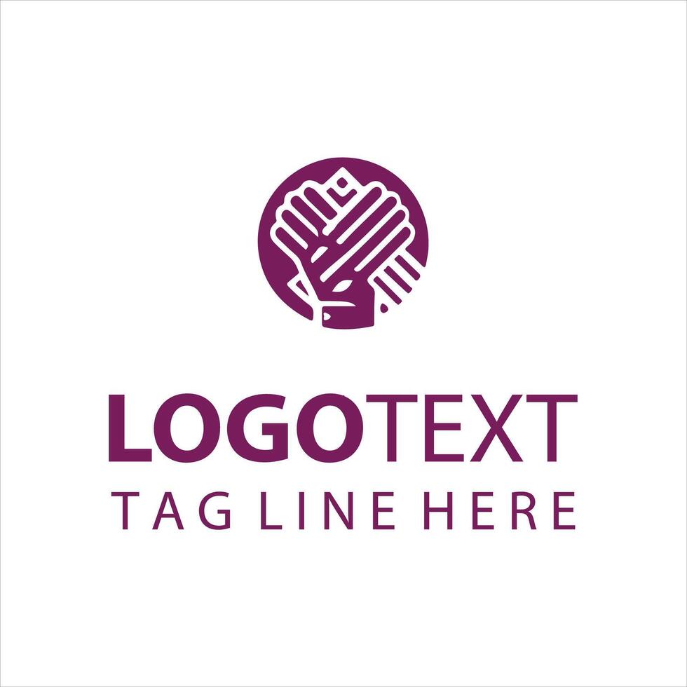 Glove Xpert Logo Design vector