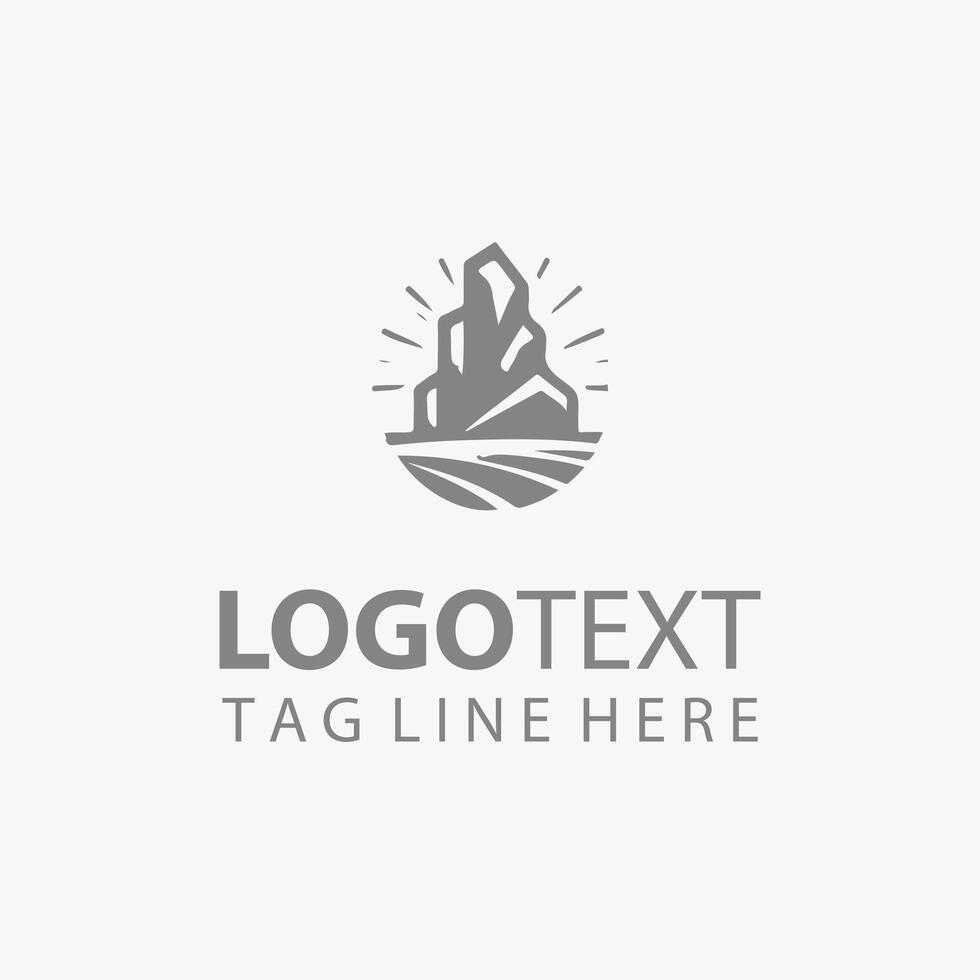 Smoky Quartz Path Stone logo vector