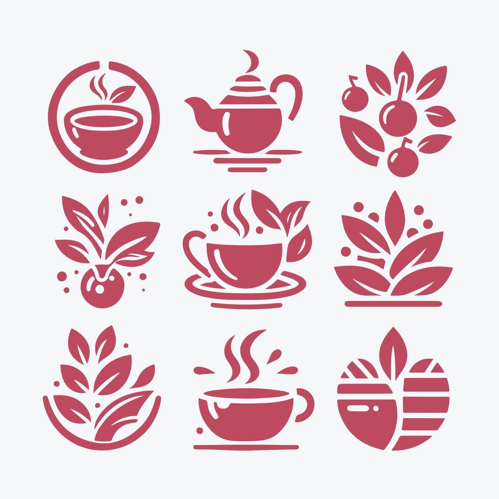 Timeless Teas collection logo vector