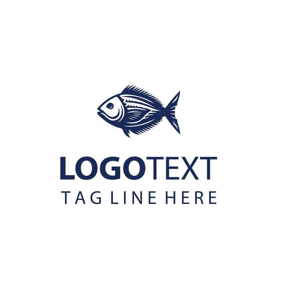 Fresh Waters Fish Logo vector