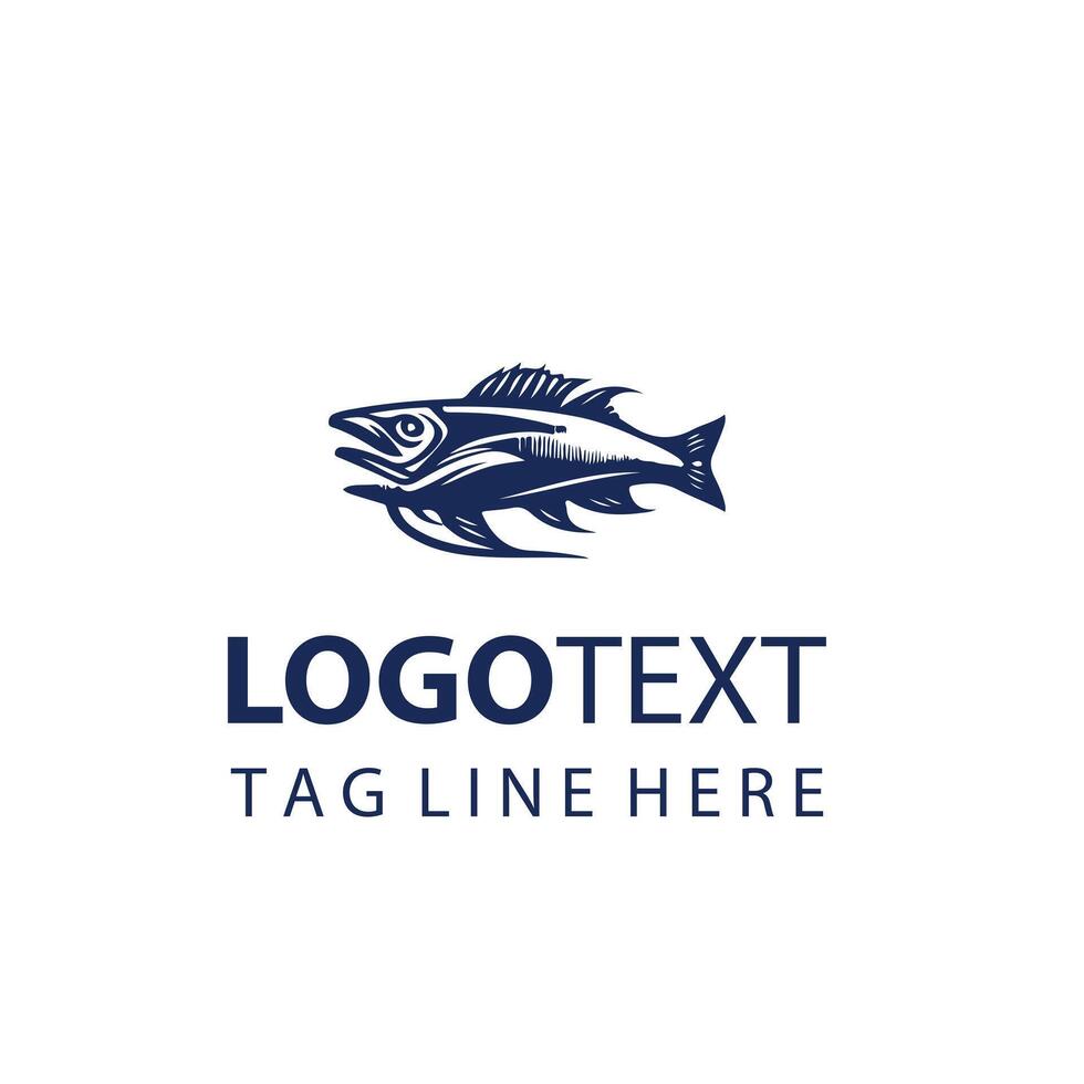 Fresh Catch Co. Fish Logo vector