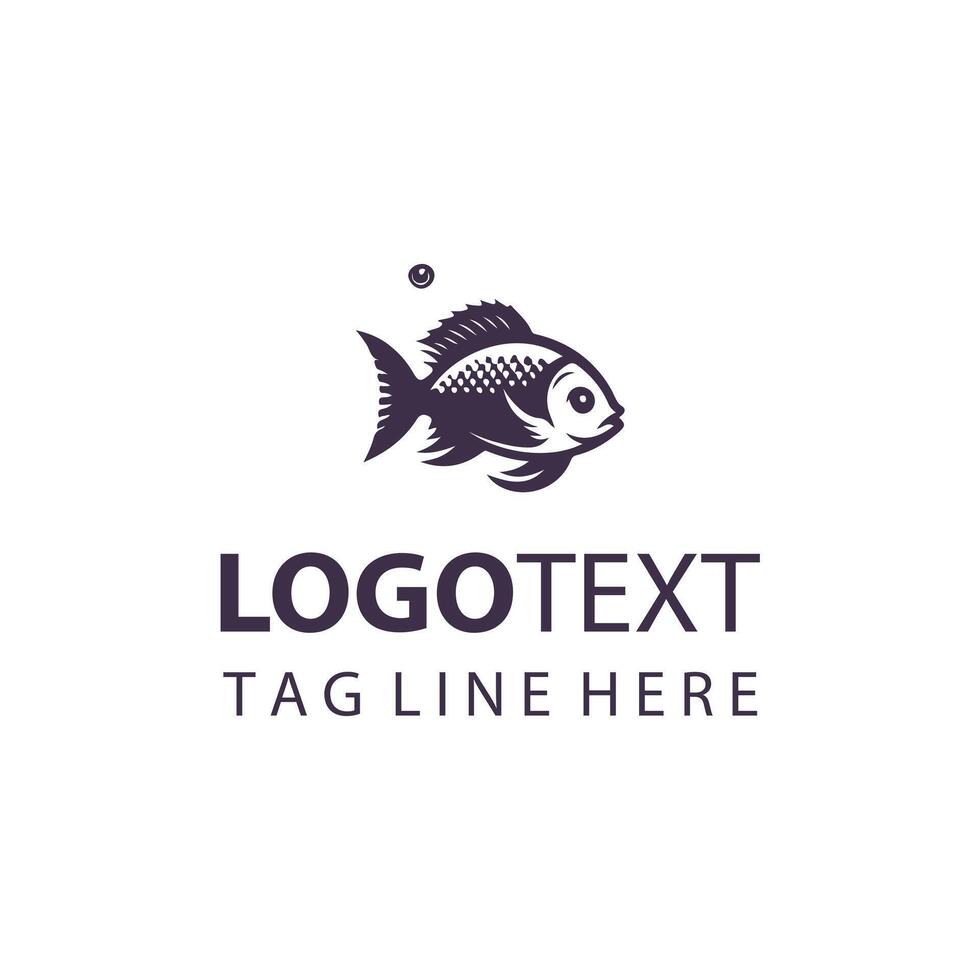 Reef Rider Fish Logo vector