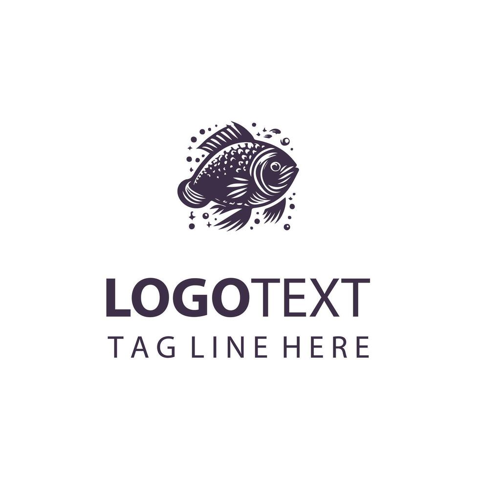 The Big Catch Fish Logo vector
