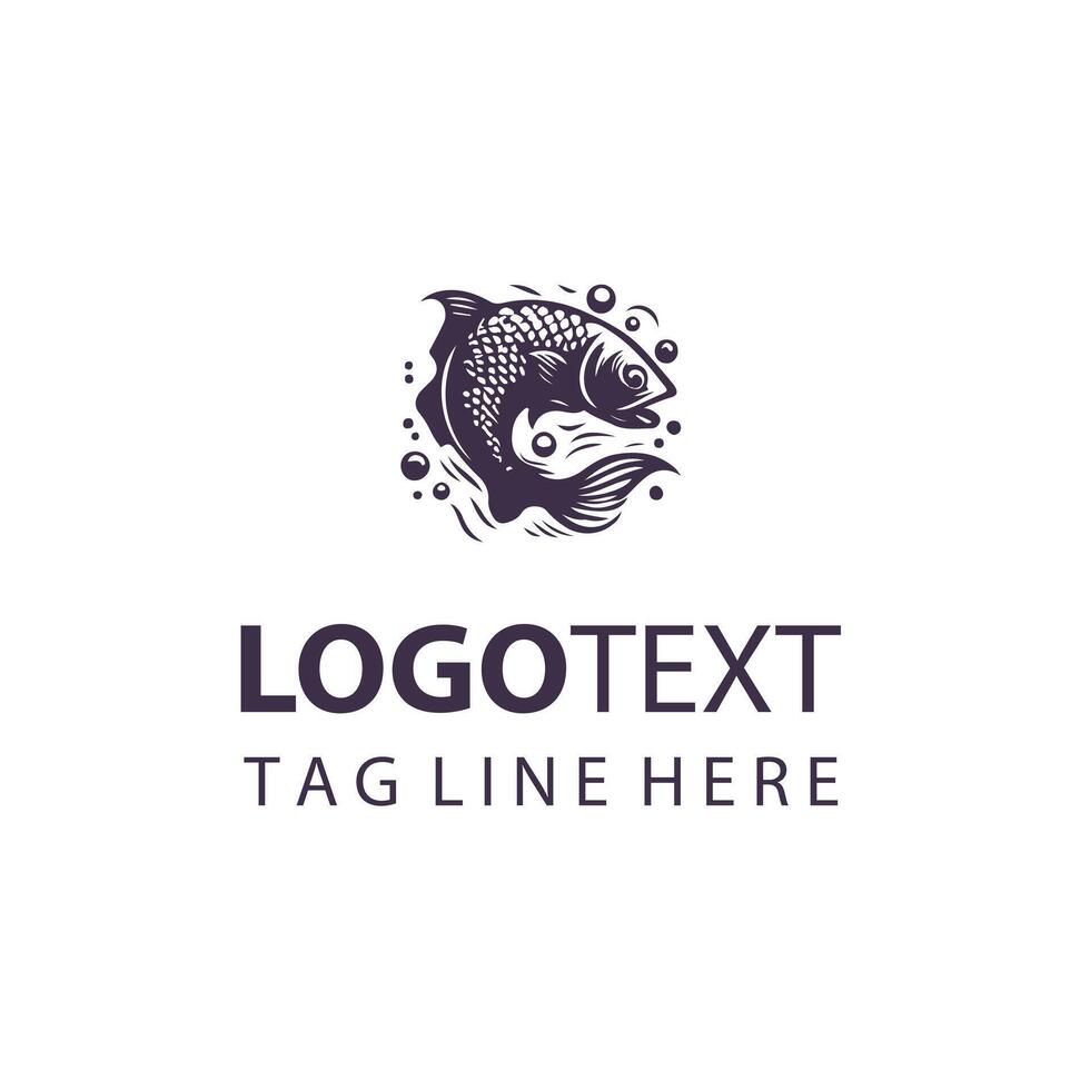 Ocean Pulse Fisheries Logo vector