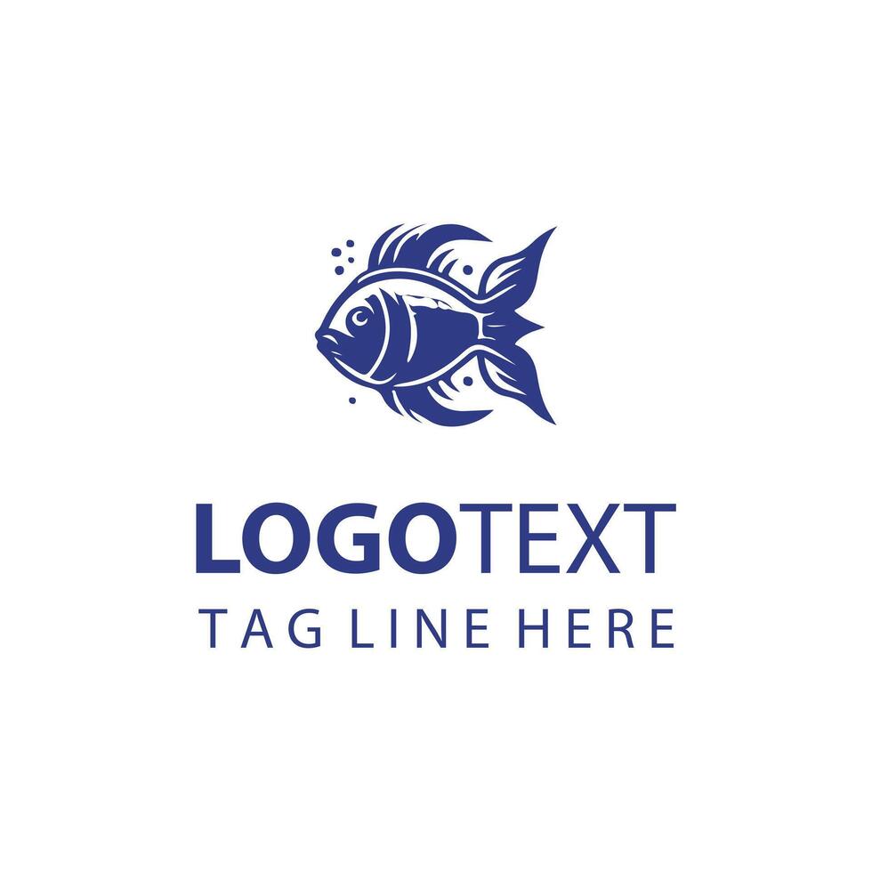 Blue Fish Haven Logo vector
