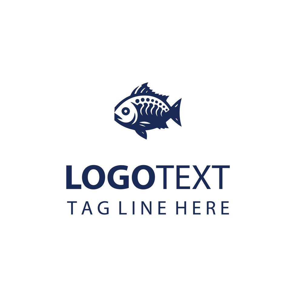 Fish Scape Logo vector